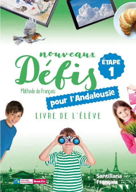 NOUVEAUX DEFIS ELEVE ETAPE 1 ANDALUCIA | Varios autores | 9788490498446 (Santillana)