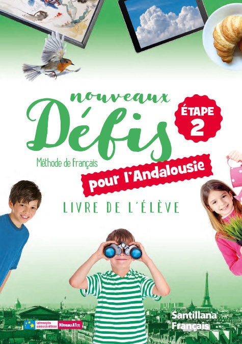 NOUVEAUX DEFIS ELEVE ETAPE 2 ANDALUCIA | Varios autores | 9788490498453 (Santillana) Imagen principal del producto