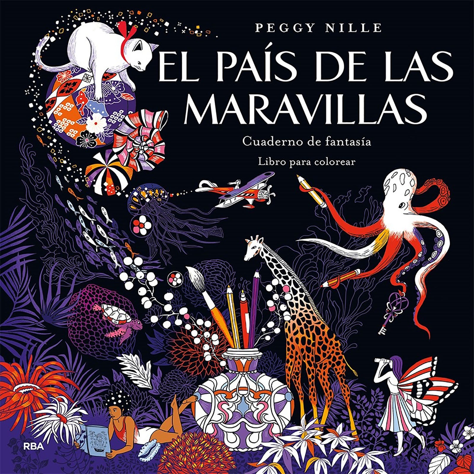 El País de las Maravillas. Cuaderno de Fantasía: Libro para Colorear