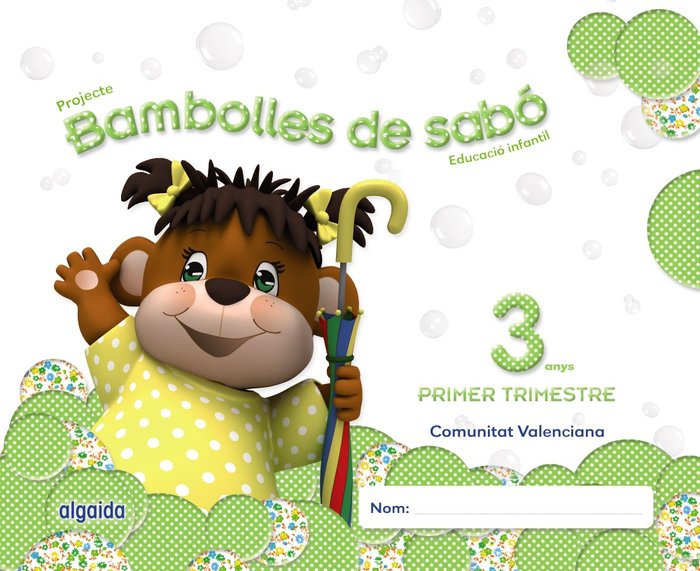 BAMBOLLES DE SABO 3 ANYS, 1o TRIMESTRE | Varios Autores | 9788490670255 (Algaida Editores) Imagen principal del producto