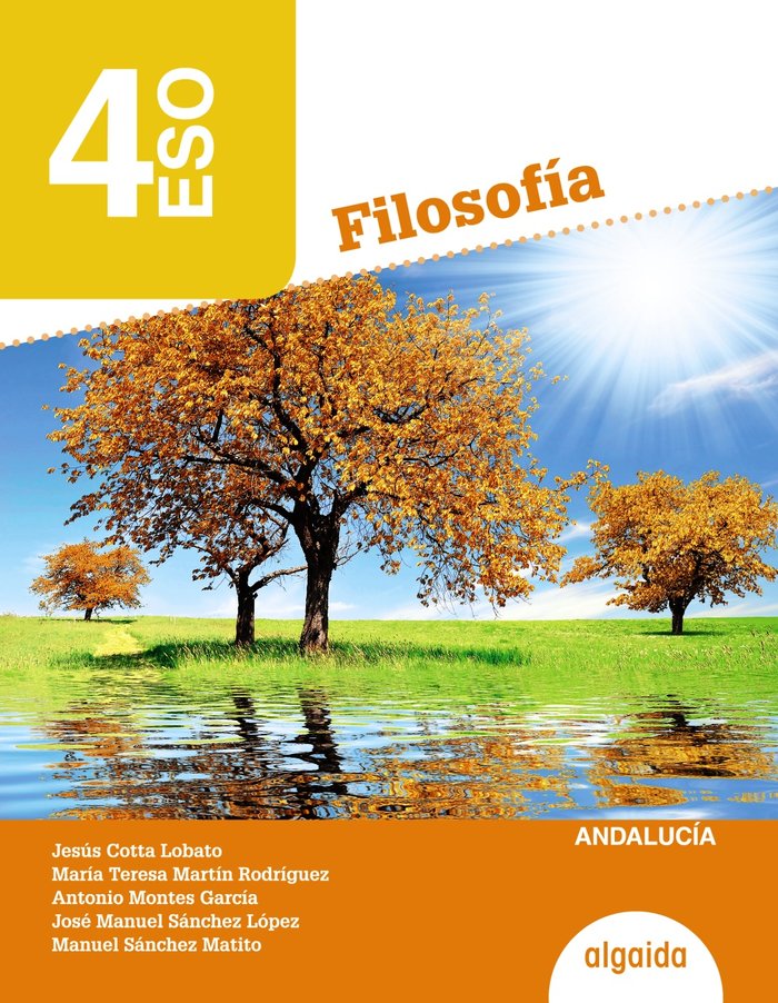 Filosofía 4ºESO | Varios autores | 9788490677490 (ALGAIDA EDITORES TEXTO) Imagen principal del producto