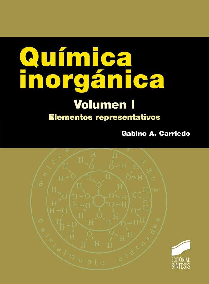 QUIMICA INORGANICA VOLUMEN I - 9788490772423 Imagen principal del producto