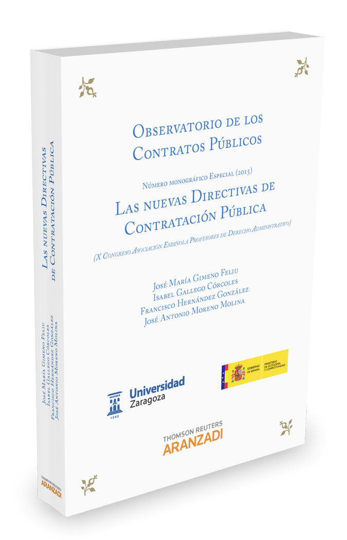 NUEVAS DIRECTIVAS DE CONTRATACION PUBLICALAS - 9788490984543 Imagen principal del producto