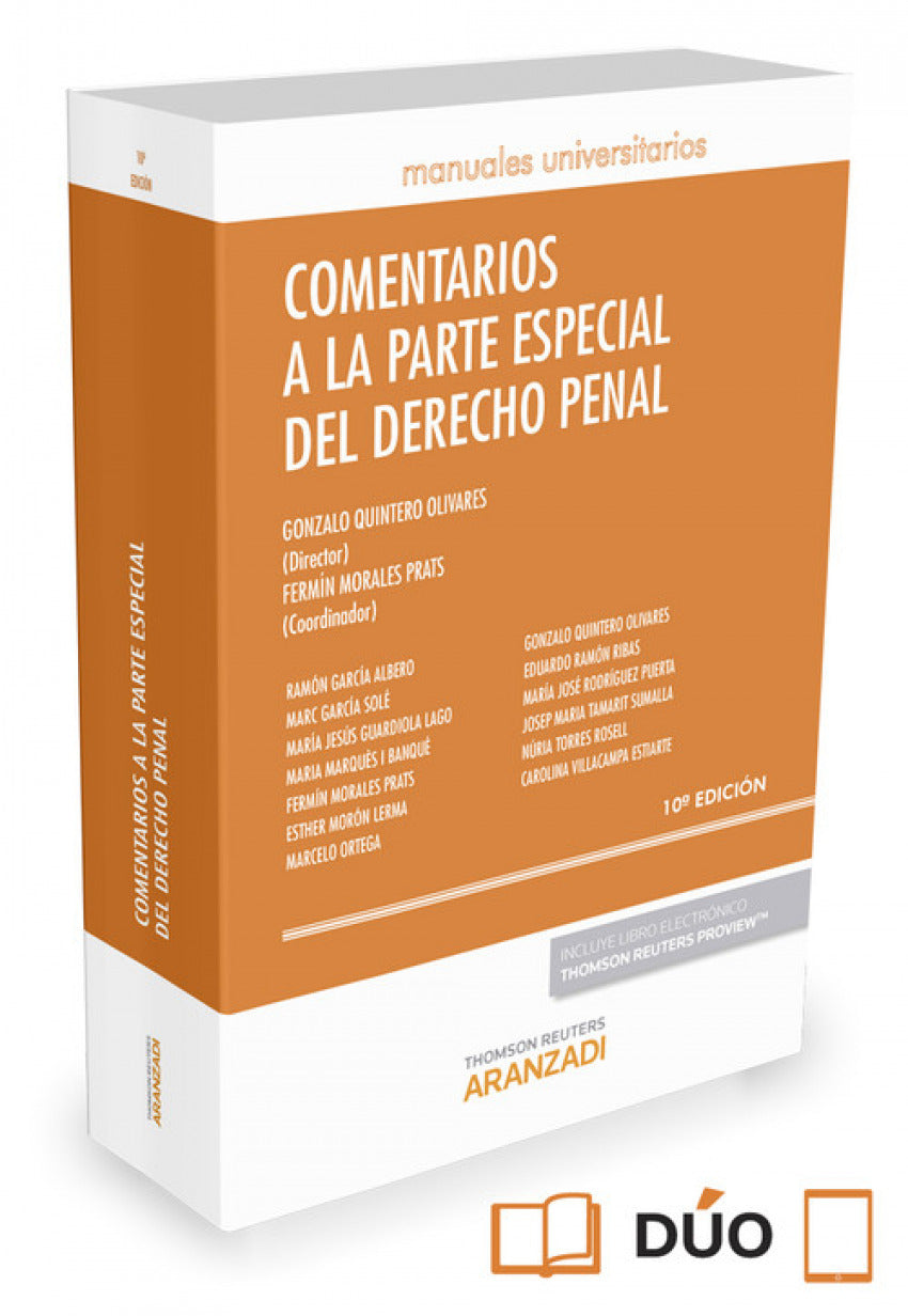 Comentarios a la Parte Especial del Derecho Penal (Papel + e-book)