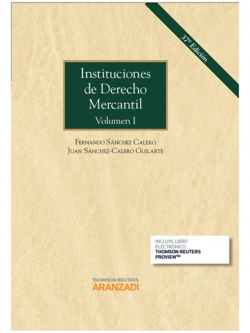 Instituciones de Derecho Mercantil. Volumen I (Papel + e-book) Imagen principal del producto