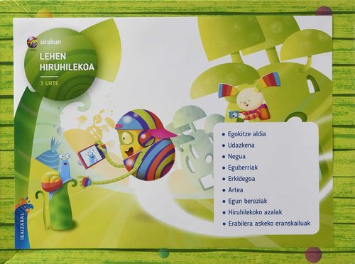 SIRABUN 3 URTE EI P,VASCO 16 IBAGLO03EI | Varios Autores | 9788491061458 (Ibaizabal Edelvives)
