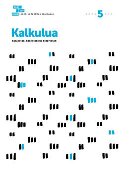 Kalkulua 5. Batzuk (Editorial Ibaizabal) 9788491062981