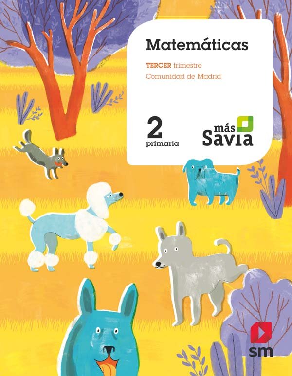 Matemáticas 2º EP Madrid 19 Mas Savia (Sm) - 9788491077688