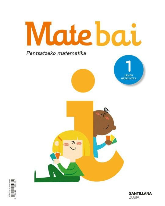 1PRI Mate+ Matem para Pensar Eusk ED18 (Zubia Santillana) - 9788491089681
