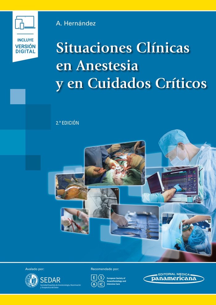 SITUACIONES CLINICAS EN ANESTESIA Y EN CUIDADOS CRITICOS - 9788491104094 Imagen principal del producto