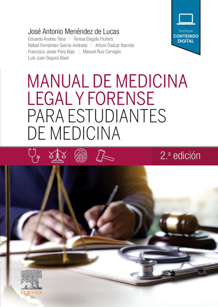 MANUAL DE MEDICINA LEGAL Y FORENSE PARA ESTUDIANTES DE MEDI - 9788491134527 Imagen principal del producto