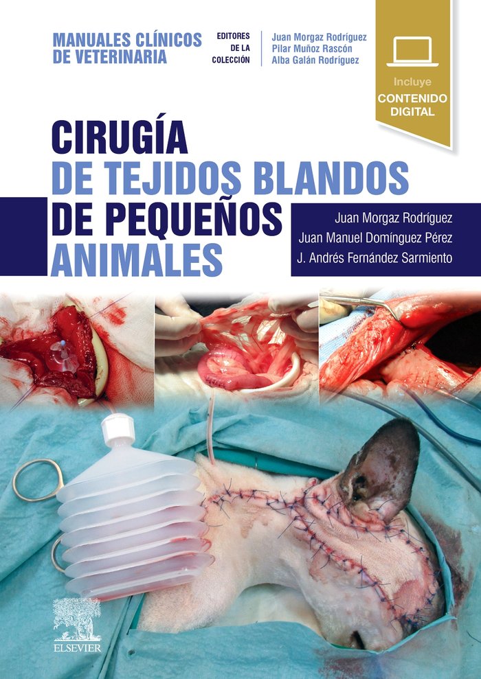 CIRUGIA DE TEJIDOS BLANDOS DE PEQUEÑOS ANIMALES MANUALES - 9788491139393 Imagen principal del producto
