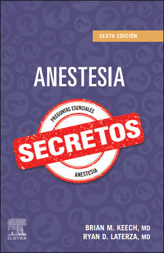 ANESTESIA SECRETOS 6ª ED - 9788491139454 Imagen principal del producto