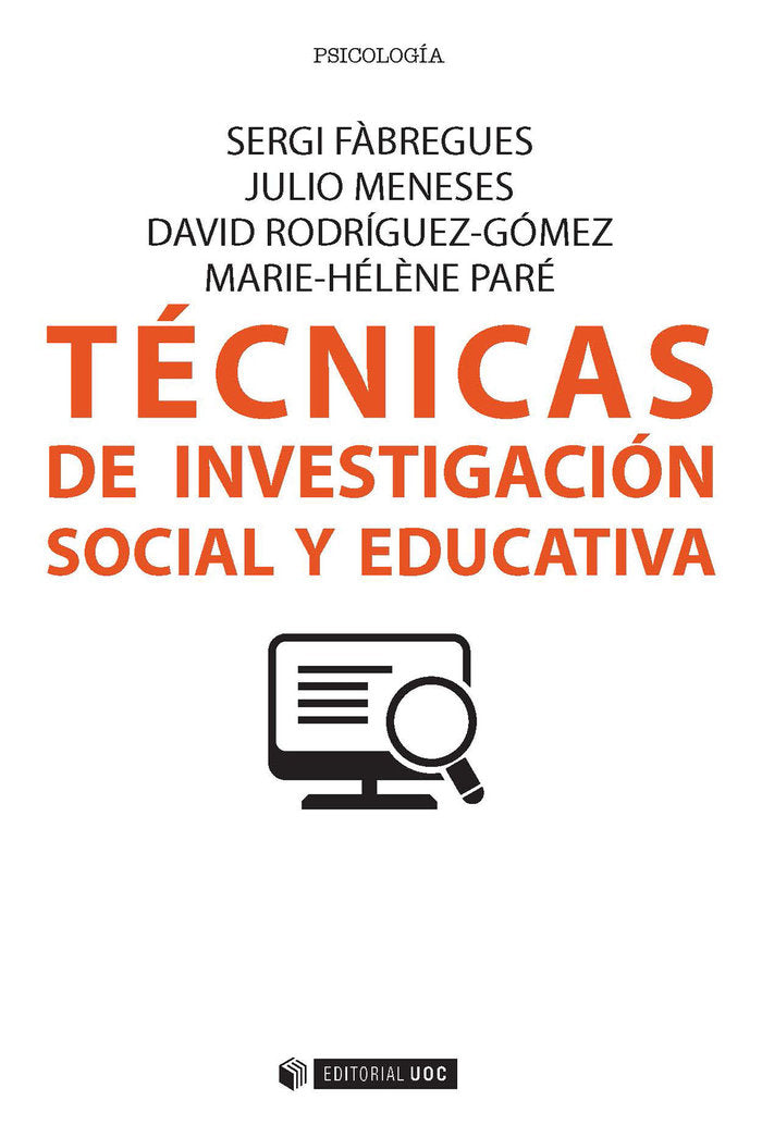 TECNICAS INVESTIGACION SOCIAL Y EDUCATIVA - 9788491163251 Imagen principal del producto