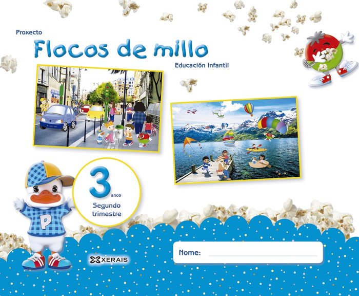 FLOCOS DE MILLO 3ANOS 2oTRIM, 18 GALICIA | Varios Autores | 9788491213437 (Editorial Xerais De Galicia) Imagen principal del producto