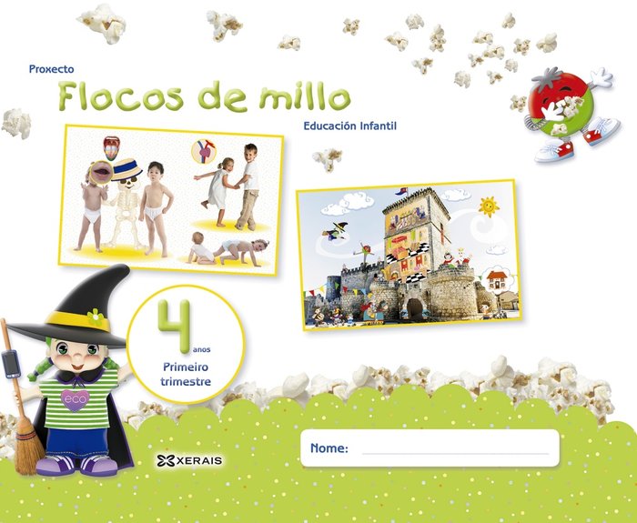 FLOCOS DE MILLO 4ANOS 1oTRIM, 18 GALICIA | AA,VV, | 9788491213468 (Editorial Xerais De Galicia) Imagen principal del producto