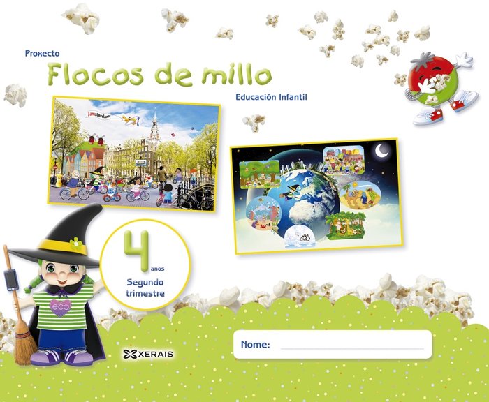 FLOCOS DE MILLO 4ANOS 2oTRIM, 18 GALICIA | AA,VV, | 9788491213475 (Editorial Xerais De Galicia) Imagen principal del producto