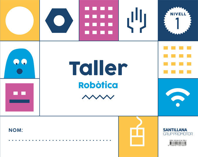 TALLER ROBOTICA 1 3ANYS CATALAN 18 | Varios Autores | 9788491307884 (Grup Promotor Santillana) Imagen principal del producto