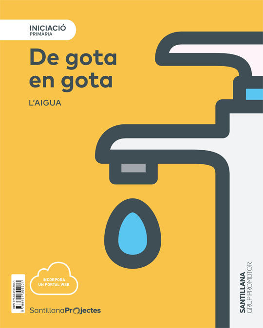 EL AGUA 1oEP NIV,INICIACION CATALAN 19 PROYECTOS PRIMARIA | AA,VV | 9788491309901 (Grup Promotor Santillana) Imagen principal del producto