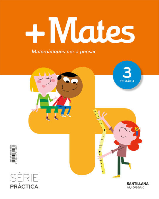 Matemáticas 3º EP Pensar Práctica Valencia 19 Mate+ (Voramar Santillana) - 9788491315933