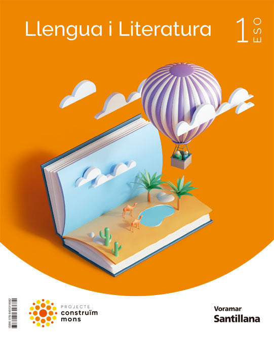 LLENGUA I LITERATURA 1ºESO CONSTRUIM MONS | Varios autores | 9788491318682 (VORAMAR SANTILLANA) Imagen principal del producto