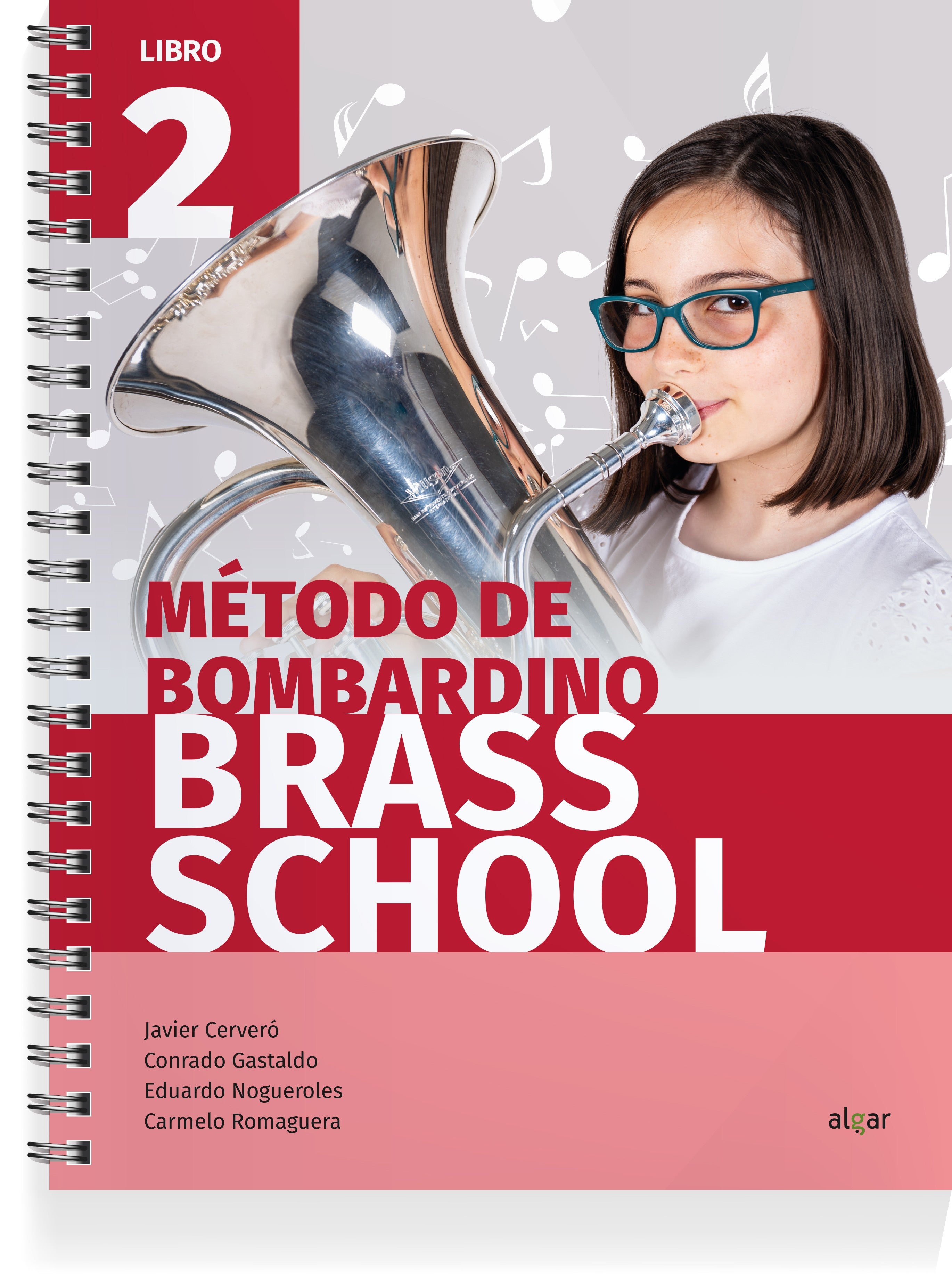 Método de bombardino Brass School. Libro 2. Aa. Vv. (ALGAR EDITORIAL) 9788491422334