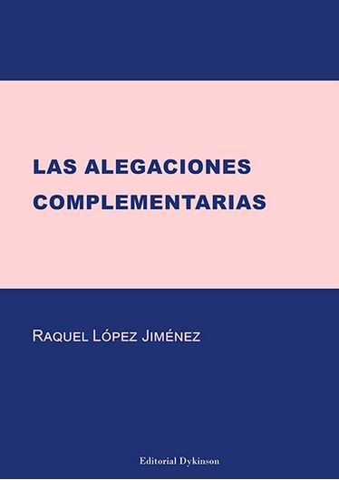 ALEGACIONES COMPLEMENTARIASLAS - 9788491482796 Imagen principal del producto