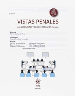 Vistas Penales Casos Resueltos y Guías de Actuación en Sala 3ª Edición 2017 (Tirant lo Blanch) - 9788491690535