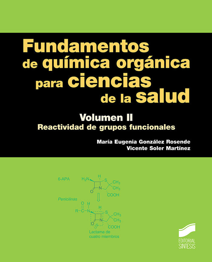 FUNDAMENTOS DE QUIMICA ORGANICA PARA CIENCIAS DE LA SALUD V - 9788491710929 Imagen principal del producto