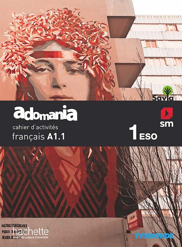 Méthode de français. 1ºESO. Adomania Cahier d'activités. Savia | Varios autores | 9788491824992 (SM) Imagen principal del producto