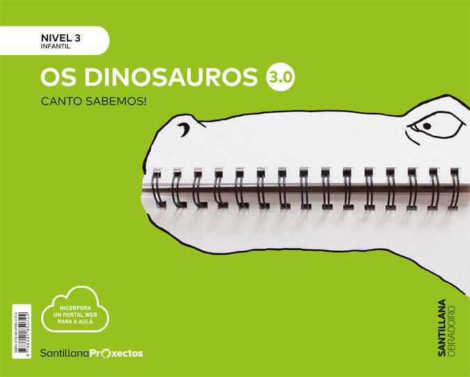 CUANTO SABEMOS 3,0 3 DINOSAURIOS 5AÑOS GALLEGO 19 | AA,VV | 9788491850724 (Obradoiro Santillana) Imagen principal del producto