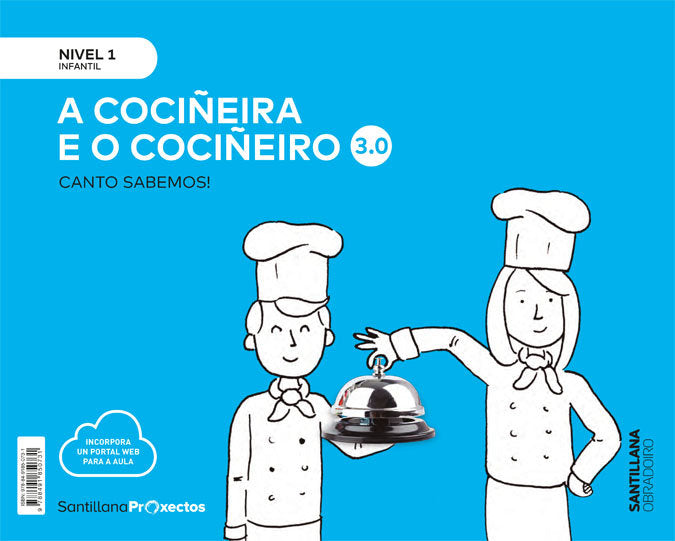 NIVEL 1 COCINERO CUANT SAB 3,0 GALL ED19 | Varios Autores | 9788491850731 (Obradoiro Santillana)