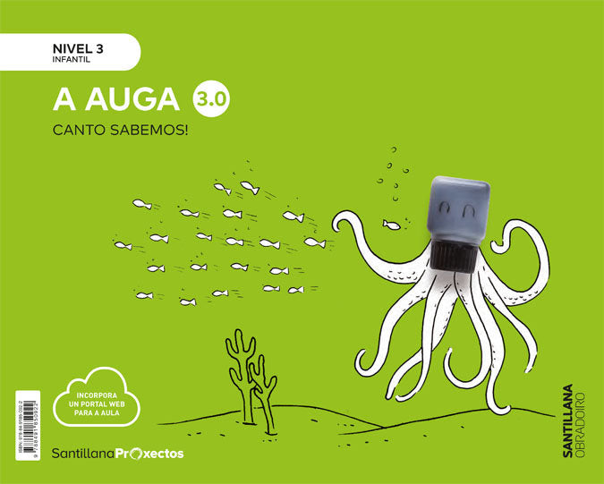 CUANTO SABEMOS 3,0 3 EL AGUA 5AÑOS GALLEGO 19 | AA,VV | 9788491850922 (Obradoiro Santillana) Imagen principal del producto