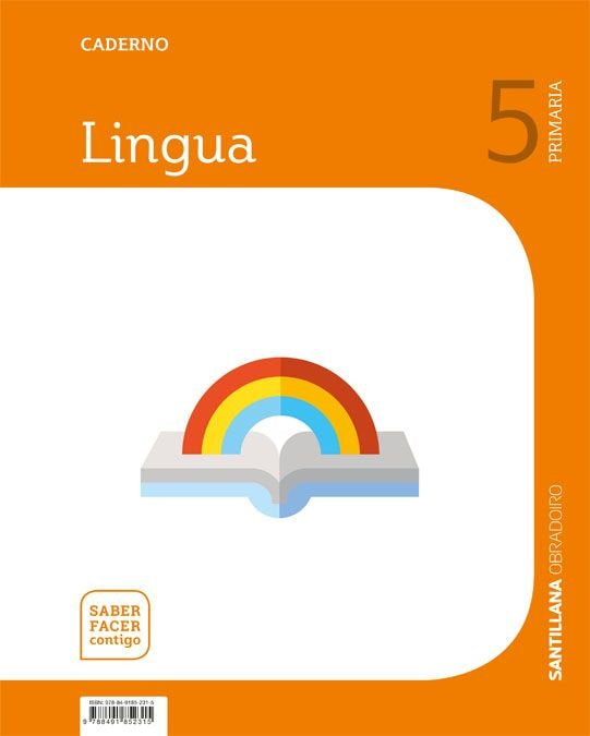 CADERNO LINGUA 5 PRIMARIA SABER FACER CONTIGO | Varios autores | 9788491852315 (Obradoiro Santillana) Imagen principal del producto