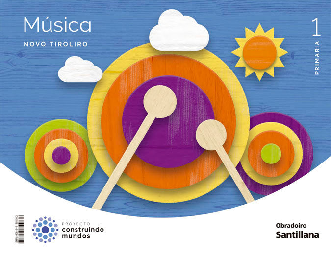 MUSICA 1oEP NUEVO TIROLIRO GALICIA 22 | AA,VV | 9788491854012 (Obradoiro Santillana) Imagen principal del producto