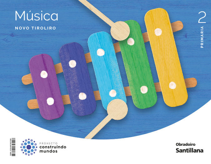 Música 2º EP Galicia 23 Nuevo Tiroliro (Obradoiro Santillana) - 9788491857006