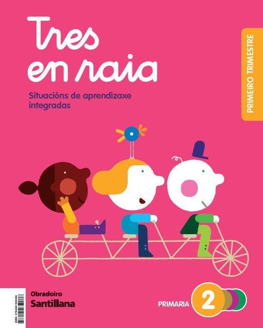 LENGUA 2º de Primaria GALLEGO 24 TRES EN RAYA | AA,VV | 9788491859086 (Obradoiro Santillana)