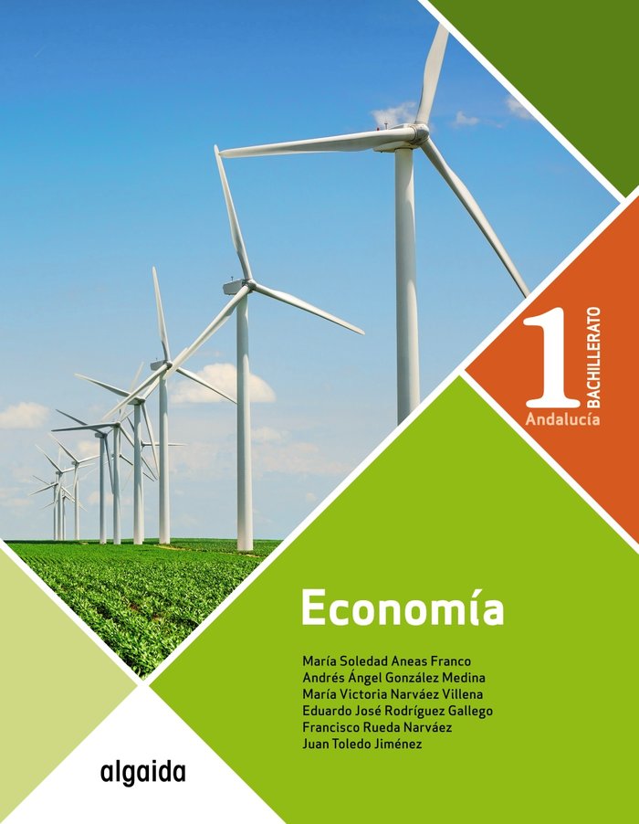 ✅ ECONOMIA 1ºNB ANDALUCIA 20 I AA,VV I ALGAIDA EDITORES TEXTO I 9788491892304 Imagen principal del producto