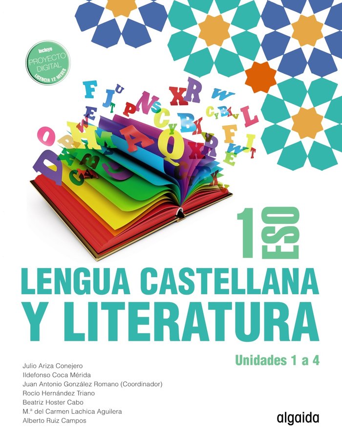 Lengua Castellana y Literatura 1ºESO | Varios autores | 9788491895503 (ALGAIDA EDITORES) Imagen principal del producto