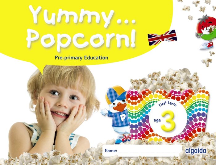 YUMMY POPCORN 3AÑOS INGLES 1oTRI,FIRST TERM 22 | Varios Autores | 9788491895862 (Algaida Editores Texto) Imagen principal del producto