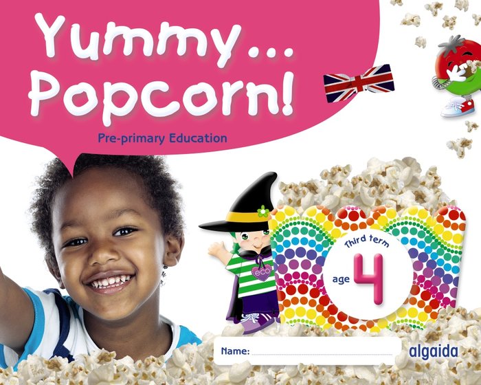 YUMMY POPCORN 4AÑOS INGLES 3oTRIM,THIRD TERM 22 | AA,VV | 9788491895923 (Algaida Editores Texto)