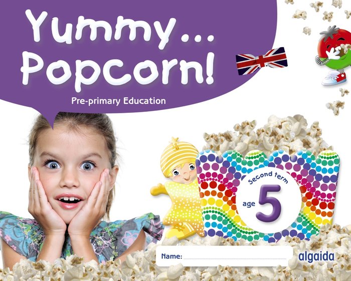 YUMMY POPCORN 5AÑOS INGLES 2oTRIM,SECOND TERM 22 | AA,VV | 9788491895954 (Algaida Editores Texto)