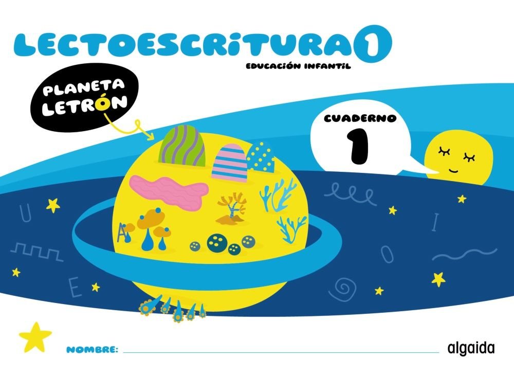 PLANETA LETRON LECTOESCRITURA NIVEL 1 CUADERNO 1 3 AÑOS 25 | Varios Autores | 9788491899518 (Algaida Editores) Imagen principal del producto