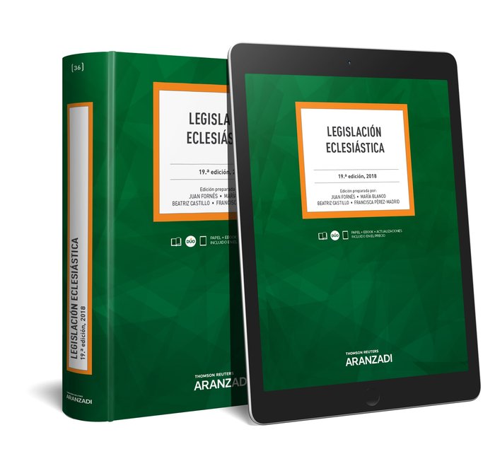 LEGISLACION ECLESIASTICA 19ª ED - 9788491975373 Imagen principal del producto