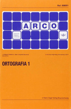 Arco Ortografia 1. Aa. Vv. (Arco) 9788492490578