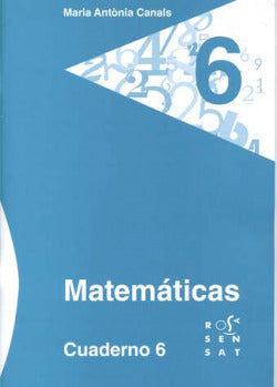 Matemáticas. Cuaderno 6 Imagen principal del producto