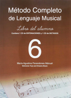 Método Completo de Lenguaje Musical, 6 Nivel Libro del Alumno (Toys Dreams Editorial) - 9788493922368