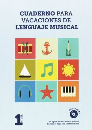Cuaderno para Vacaciones de Lenguaje Musical 1º Nivel Imagen principal del producto