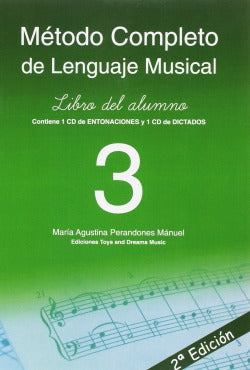 Método Completo de Lenguaje Musical 3º Nivel. Libro del Alumno (Toys Dreams Editorial) - 9788494346545