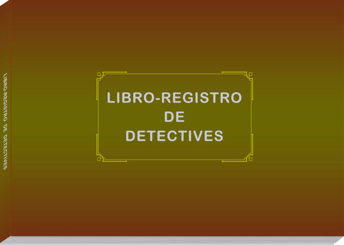 LIBRO REGISTRO DE DETECTIVES | REY ALI, S,L, | REY ALI | 9788494424250